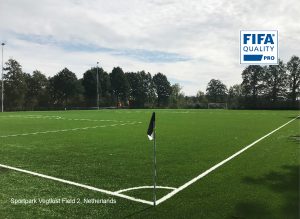 CCGrass artificial grass factory FIFA quality pro football field Sportpark Vegtlust Field 2-Netherlands